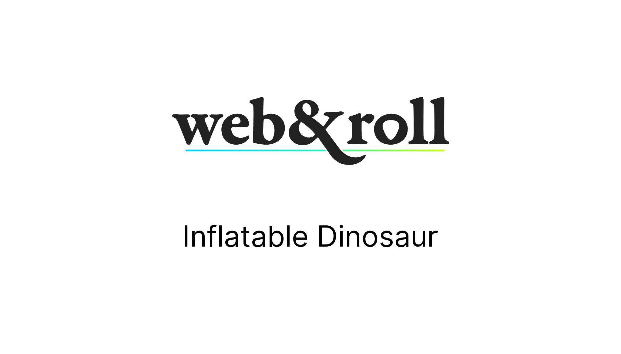 Inflatable Dinosaur Product Premier Amusement Supplies